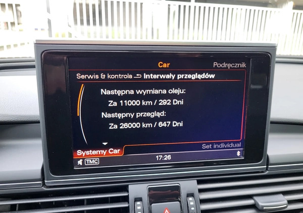 Audi A6 cena 83500 przebieg: 239466, rok produkcji 2012 z Warszawa małe 781